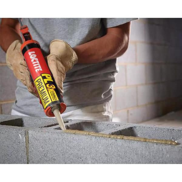 Loctite PL 400 Subfloor 10 oz. All Weather Latex Construction Adhesive Tan  Cartridge (each) 2136216 - The Home Depot
