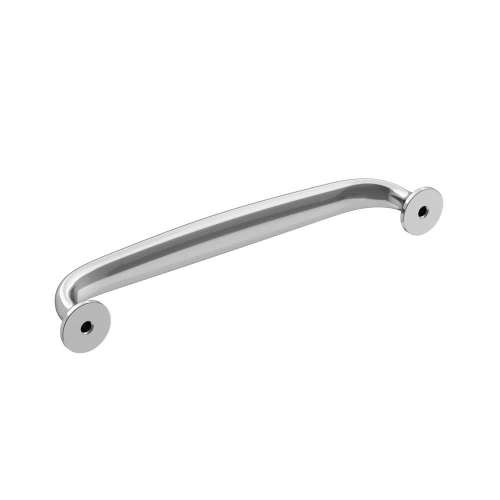 Polished Chrome Traditional Cabinet Bar Pull with Mounting Hardware