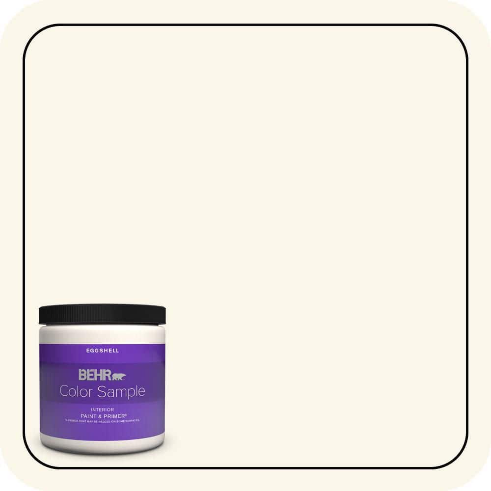 BEHR PREMIUM PLUS 8 oz. #PWN-30 Clear Moon Eggshell Enamel Interior Paint &  Primer Color Sample B320016 - The Home Depot