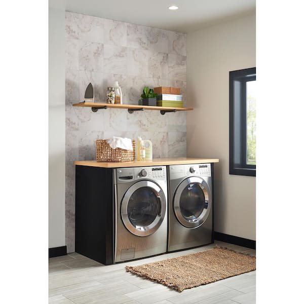Nola Gray 12 in. x 12 in. Matte Ceramic Travertine Look Floor and Wall Tile (11 sq. ft./Case)