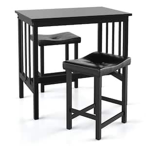 3-Piece Modern Counter Height Dining Table Set