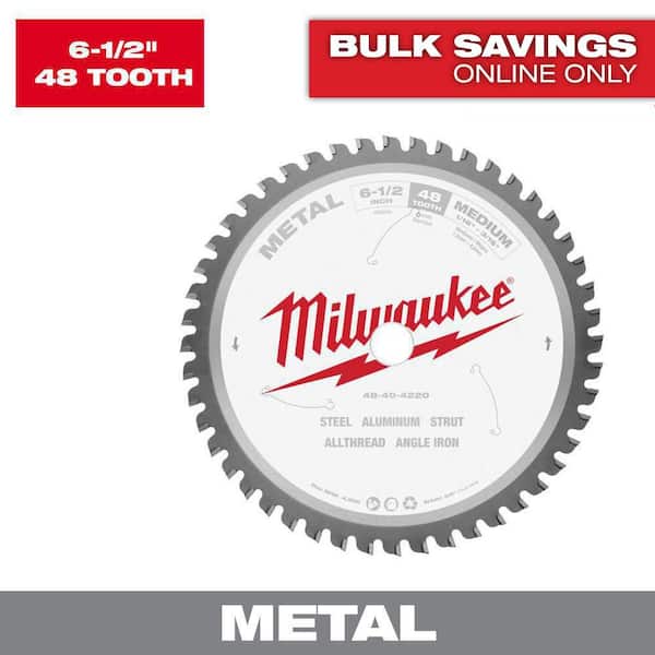 6-1/2 in. x 48 Carbide Teeth Metal Cutting Circular Saw Blade