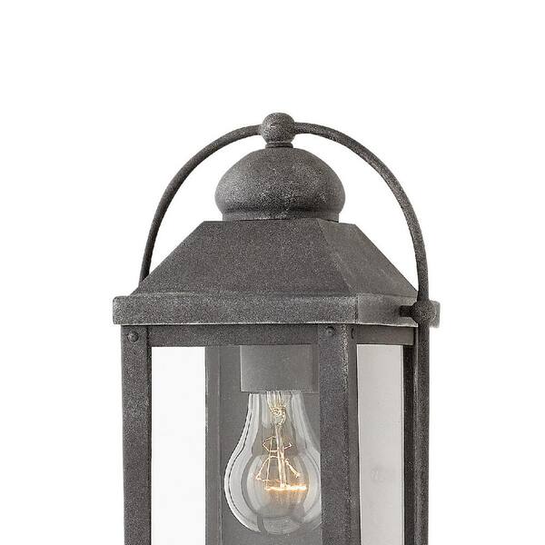 Aged zinc online outdoor lighting