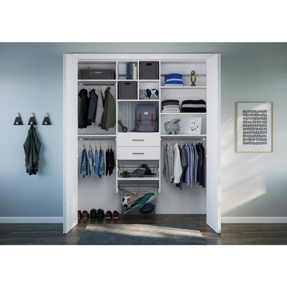 How to Convert a Reach-In Closet to An Organized Office Closet - Postcards  from the Ridge