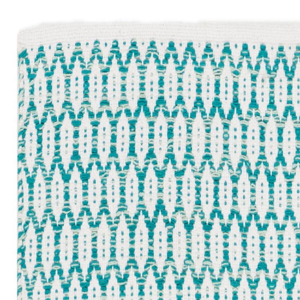 Coastal Breeze Ivory Cotton 2'3" x 7' Flat Woven Runner Rug