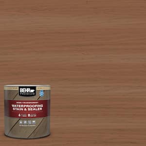 1 qt. #ST-152 Red Cedar Semi-Transparent Waterproofing Exterior Wood Stain and Sealer