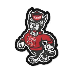 NC State Black 2 ft. x 3 ft. Mascot Area Rug