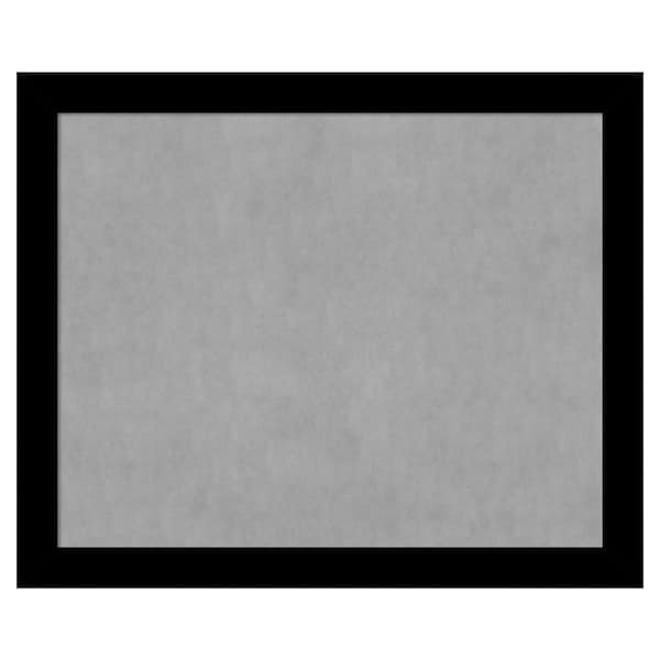Amanti Art Basic Black 45 in. x 37 in. Framed Magnetic Board