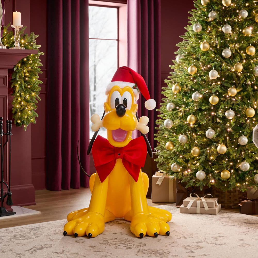 Disney 3.5 FT Animated Holiday Pluto 26SV25368 - The Home Depot