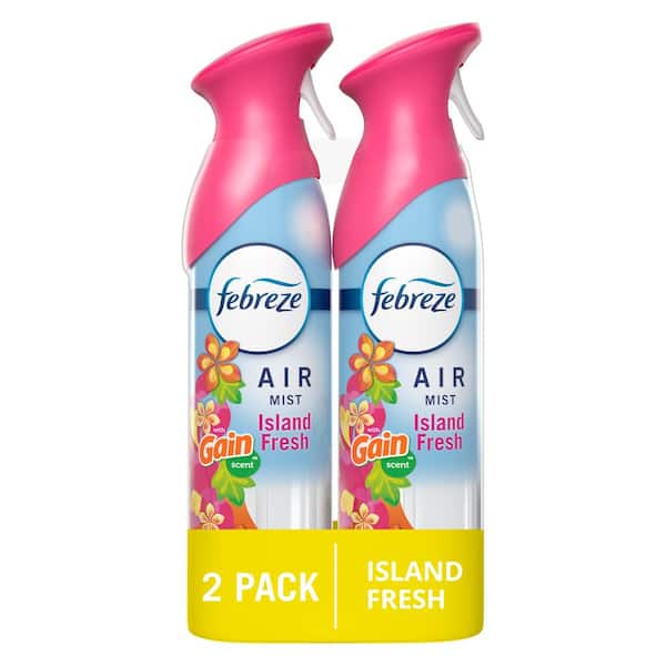 Air 8.8 oz. Island Fresh with Gain Scent Air Freshener Spray (2-Pack)