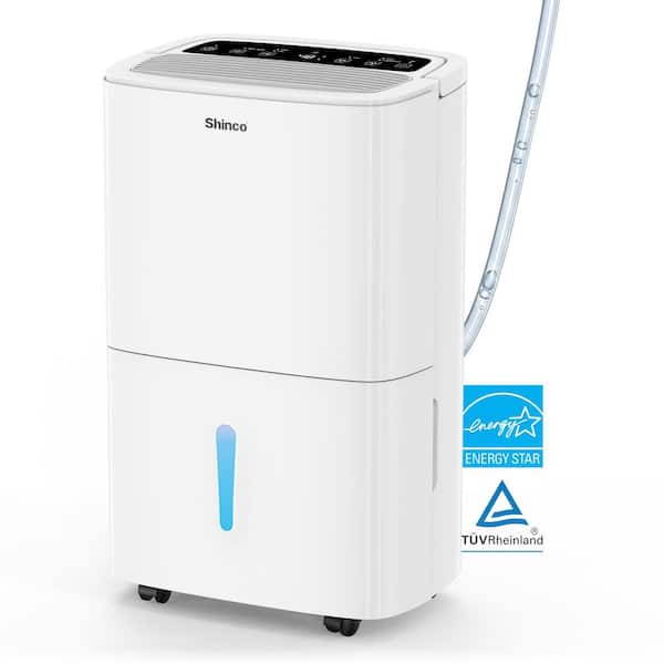 150 pt. High Humidity Smart Dehumidifier with Pump up to 7000 sq.ft. with App, Remote, Energy Star for Basement in White