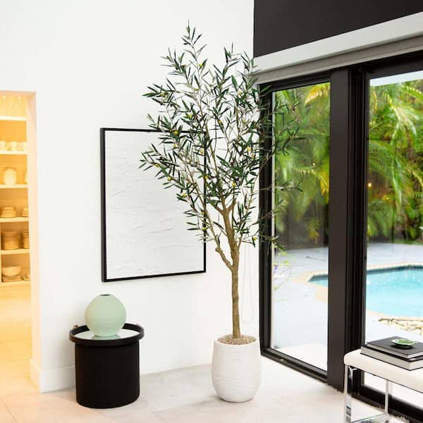 Nearly Natural 7 ft. Artificial Greco Olive Tree T4648 - The Home