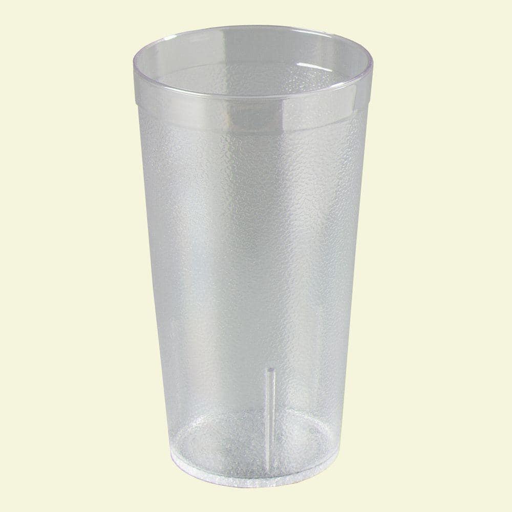 35-Ounce Plastic Tumblers Large Cups Set of 8 in 4 Colors Dishwasher Safe  BPA Free Drinking Glasses