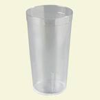 New Pepper Restaurant Clear Plastic Tumblers Cups 24oz Carlisle Dr 3 