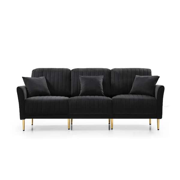 Velvet sofa online throw