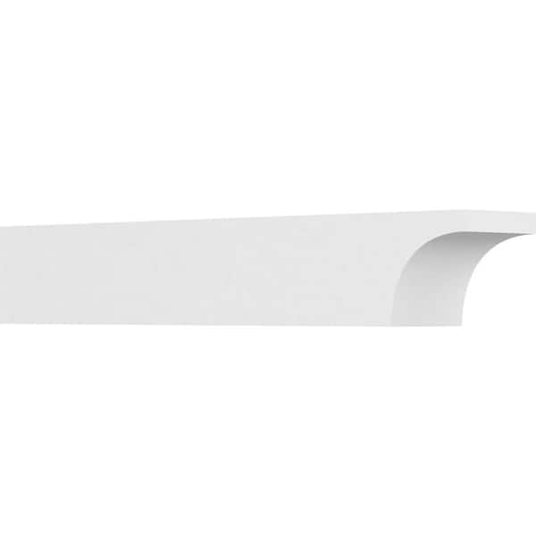 Ekena Millwork 6 in. x 6 in. x 36 in. Standard Huntington Architectural Grade PVC Rafter Tail Brace