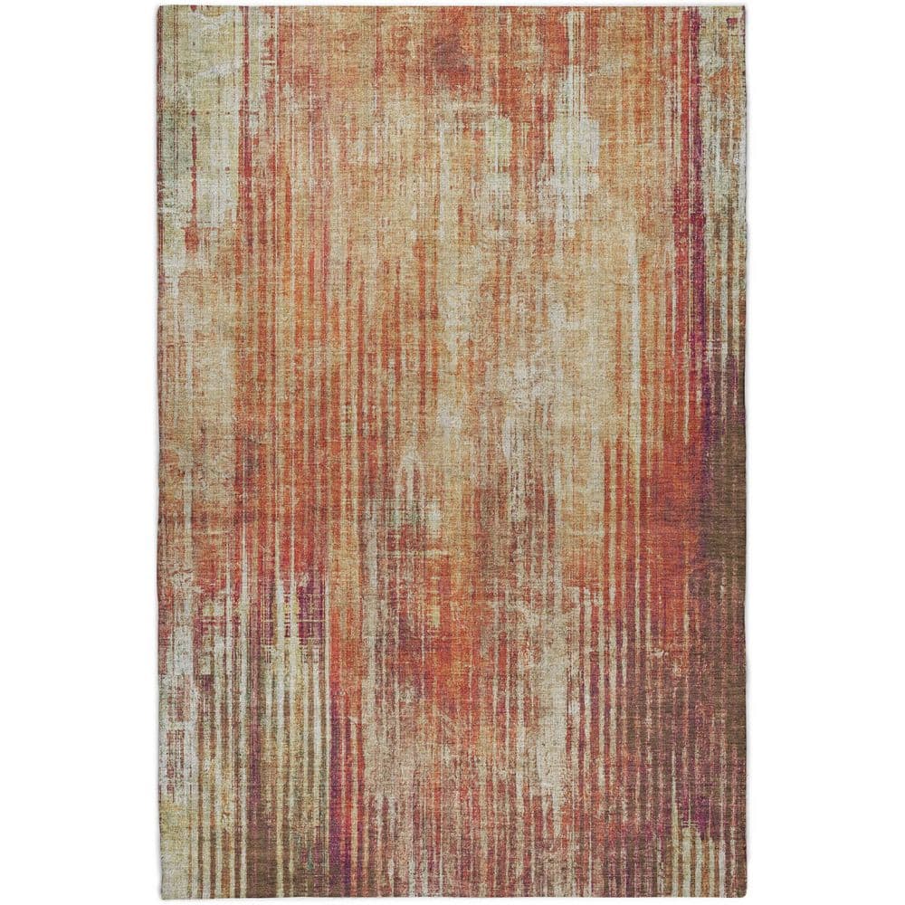 Dream Shag Premium Machine Washable Abstract ADS582 Paprika 9 ft. x 12 ft. Area Rug price history on PriceWatchPro
