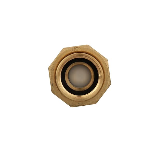 1 in. Union FMTC Inlet x 1 in. MMTC Outlet Lead-Free Bronze Dual Check Valve 1 in. Union FMTC Inlet x 1 in. MMTC Outlet Lead-Free Bronze Dual Check Valve