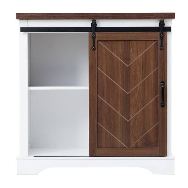 taholi 15.7 in. W x 31.5 in. D x 31.9 in. H Brown MDF Freestanding Linen Cabinet