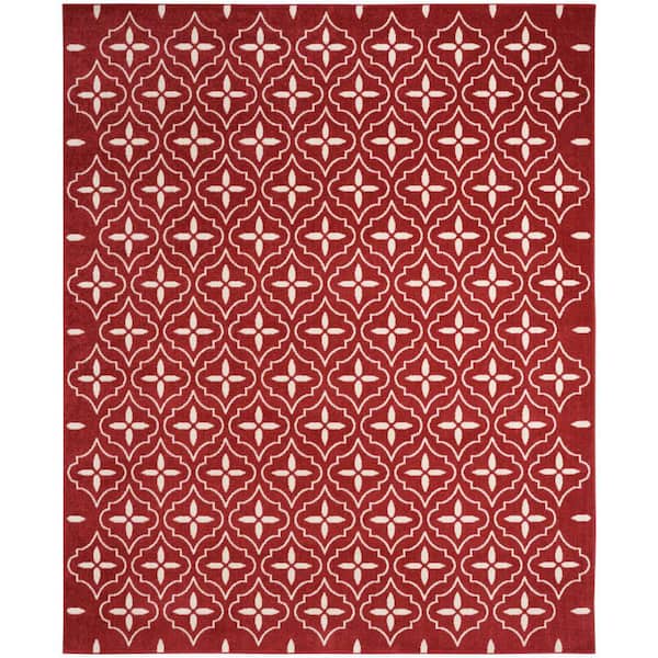 Essentials Brick Ivory 5 ft. x 7 ft. Moroccan Contemporary Area Rug