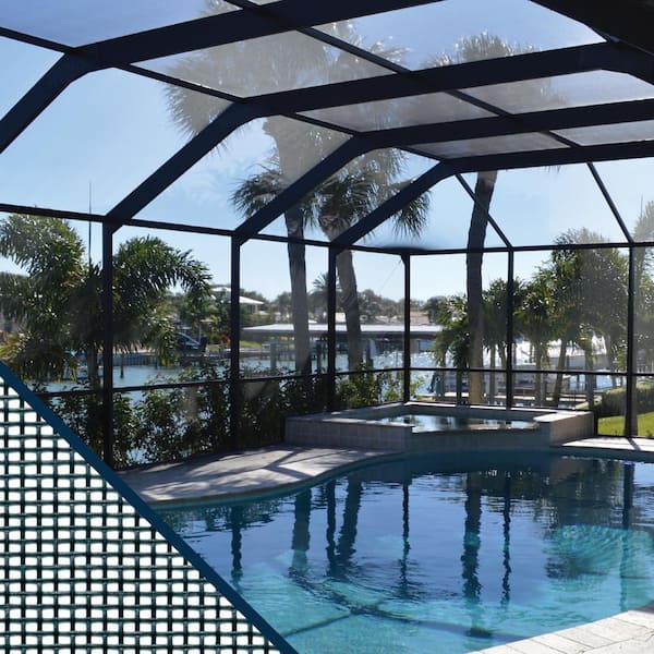 96 in. x 25 ft. Charcoal Fiberglass Pool and Patio Screen Roll