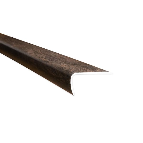 Unbranded Mena Creek Laminate 1.0 in. T x 2.0 in. W x 72 in. L Waterproof Stair Nose Molding