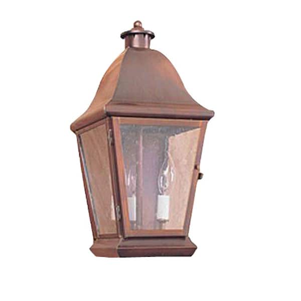 Illumine 18 in. 3-Light Matte Bronze Outdoor Lantern