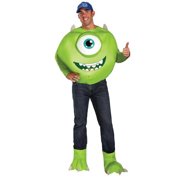 Disguise Men's Plus Size Deluxe Monsters University Mike Costume - Adult Halloween Costume