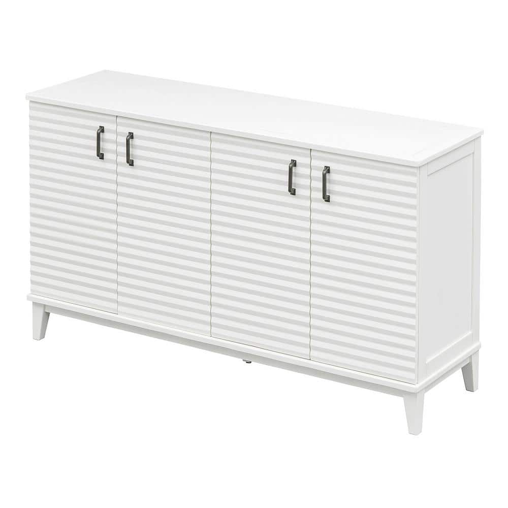 60 in. W x 18 in. D x 36 in. H MDF Ready to Assemble Floor Kitchen Cabinet 