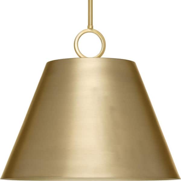 Progress Lighting Parkhurst Collection 18 in. 3-Light Brushed Bronze New Traditional Pendant for Kitchen