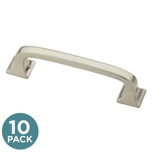 Liberty Essentials 3 in. (76 mm) Satin Nickel Cabinet Drawer Pull (10-Pack)