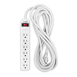 15 ft. 6-Outlet Power Strip Surge Protector