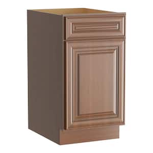 18 in W. X 24 in. D X 34.5 in. H in Cameo Scotch Plywood Ready to Assemble Base Kitchen Cabinet with 1-Drawer 1-Door