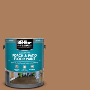 1 gal. #S230-6 Burnt Toffee Gloss Enamel Interior/Exterior Porch and Patio Floor Paint