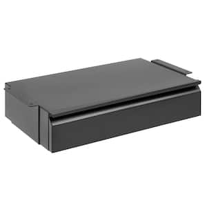 Konnect Stackable Desk Organizer + Power Station, 4-Piece, Black