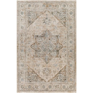 Madison Olive Traditional 2 ft. x 3 ft. Indoor Area Rug