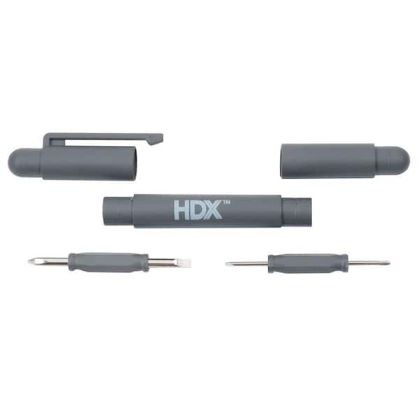 HDX 4-in-1 Mini Pocket Screwdriver 744HDX - The Home Depot