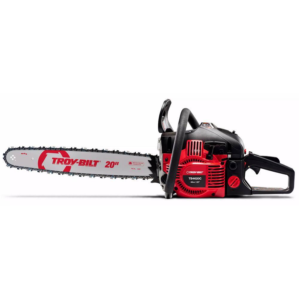 20 in. 46 cc Gas 2-Cycle Chainsaw with Automatic Chain Oiler and Heavy-Duty Carry Case Included - 2