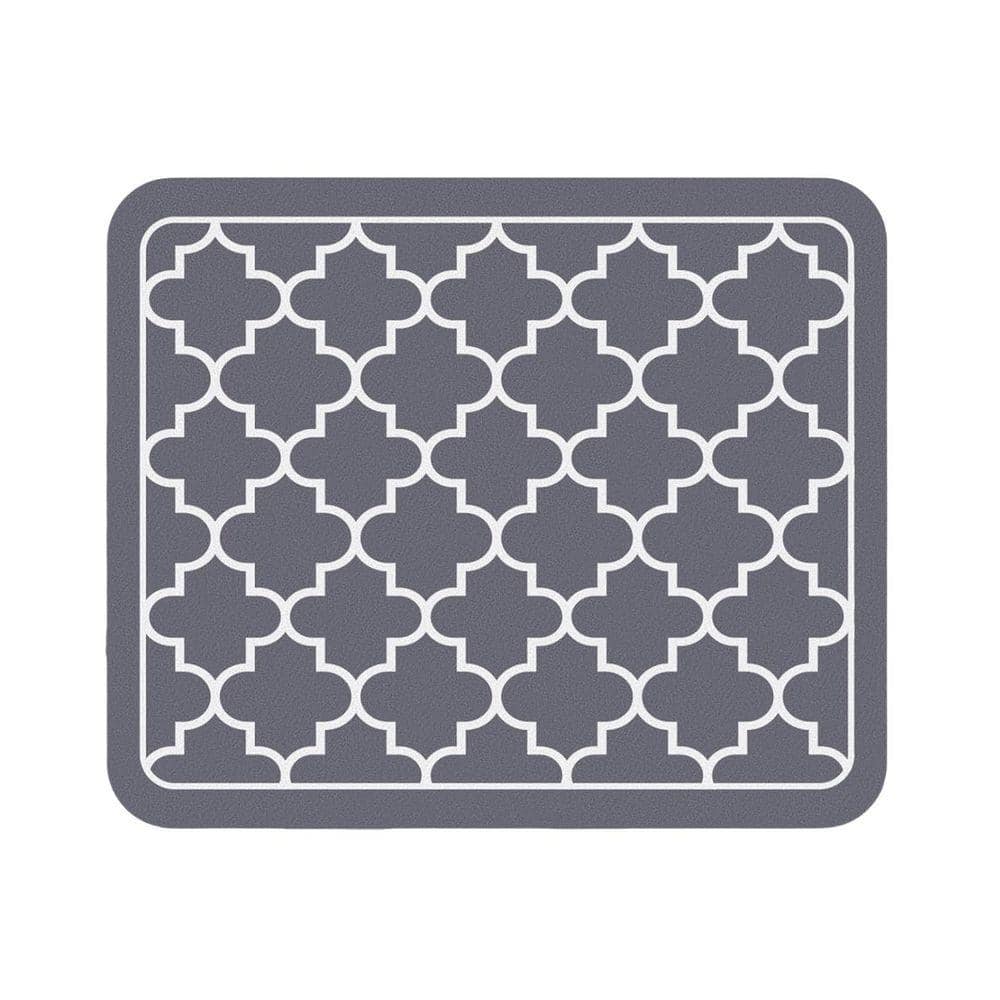 Pvc Drying Mat JFVKAF 18 L x 15 in. W Super Absorbent Dish Drying PVC Mat for Kitchen ...