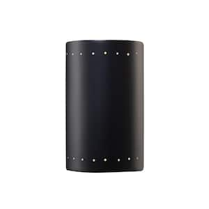 Ambiance 1-Light Carbon Matte Black Wall Sconce