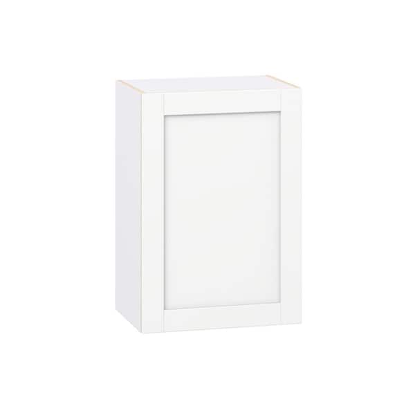 Milton 21 in. W x 14 in. D x 30 in. H Assembled Shaker Wall Kitchen Cabinet in Bright White