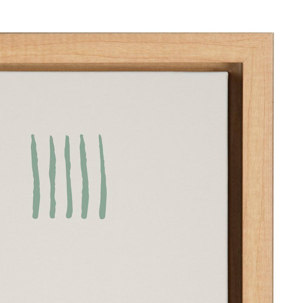 Colorful Abstract Line Art Print on Canvas for Kids Nursery