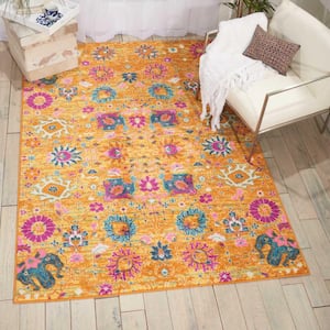 Passion Sun 7 ft. x 10 ft. Persian Vintage Area Rug