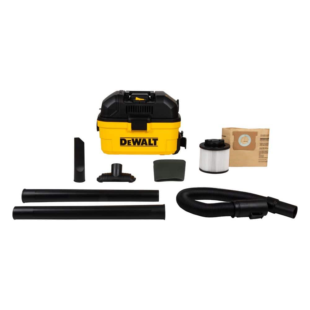 DEWALT 4-Gallon Portable Wet/Dry Shop Vacuum DEWALT 4-Gallon Portable Wet/Dry Shop Vacuum