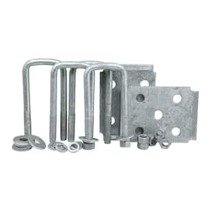 Galvanized Axle Tie Plate Kit for 2 in. Round Axles