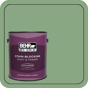 1 gal. #M400-5 Baby Spinach Extra Durable Eggshell Enamel Interior Paint & Primer