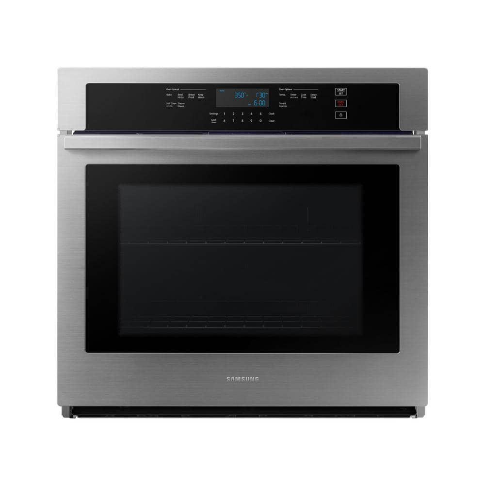 Samsung 30 in. Single Electric Wall Oven in Stainless Steel, Silver