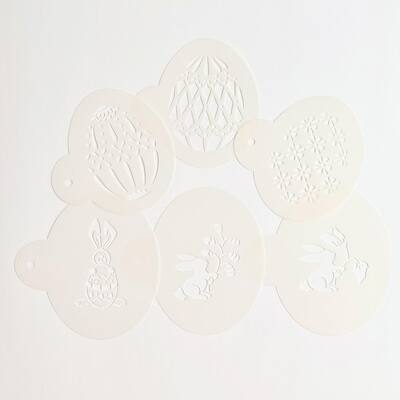 Faberge Eggs and Easter Bunnies Cookie Stencil Bundle (6-Patterns)