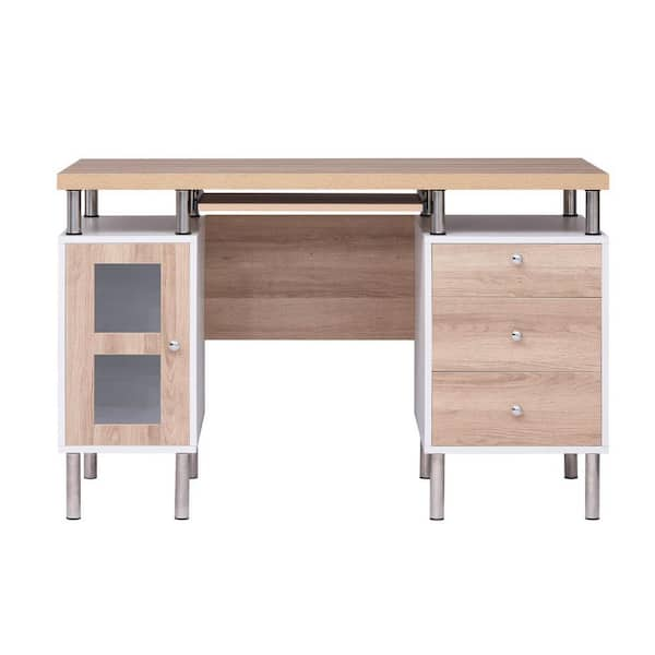 Balsam 47.2'' Wide Reversible Desk with 2 Shelves