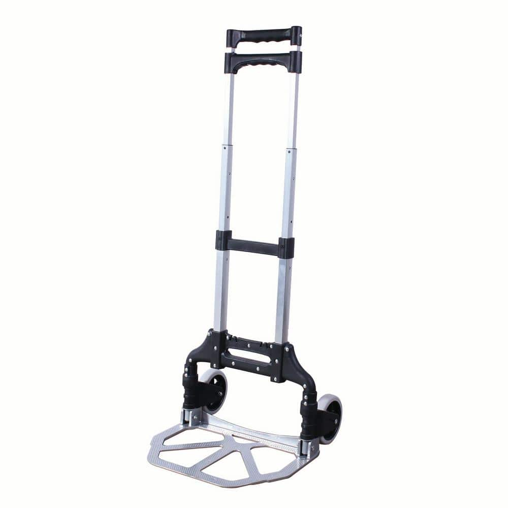 ProHT 120 lbs. Capacity Lightweight Aluminum Folding Hand Truck ...